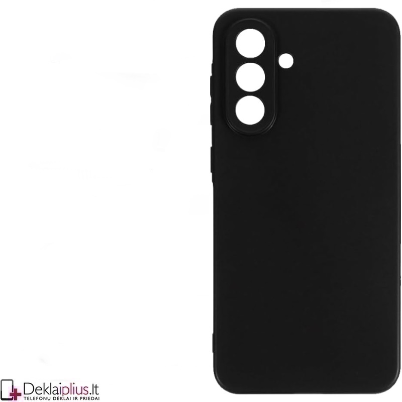 Silikoninis ploniausias dėklas su kameros apsauga - juodas (Samsung A56 5G) Silikoninis ploniausias dėklas su kameros apsauga - juodas (Samsung A56 5G)
